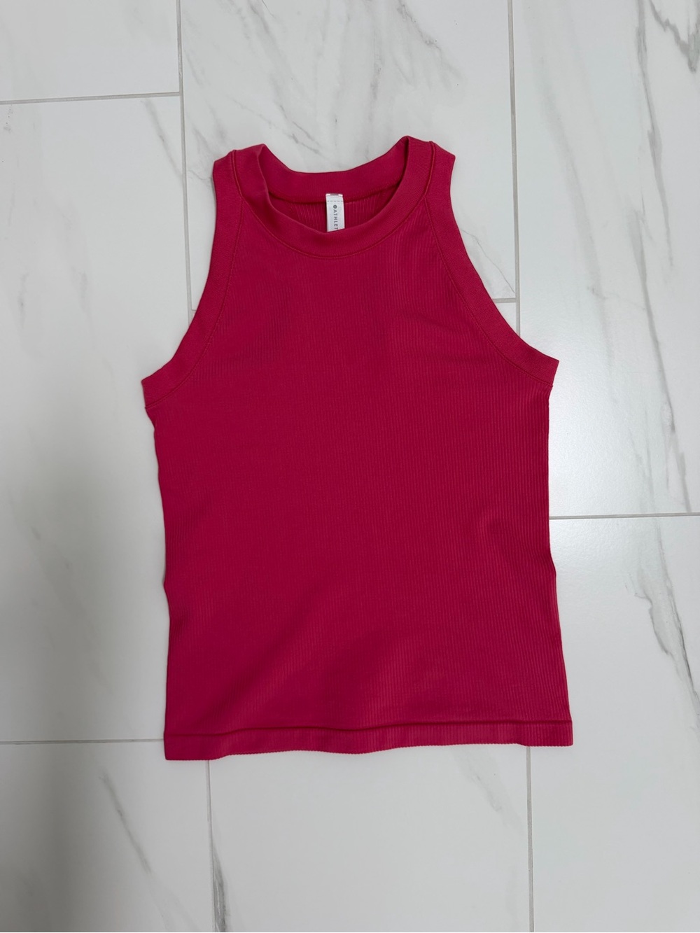 Athleta Renew Seamless Racerback Tank Top Hot Pink